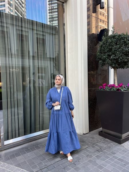 Katlı Tensel Elbise