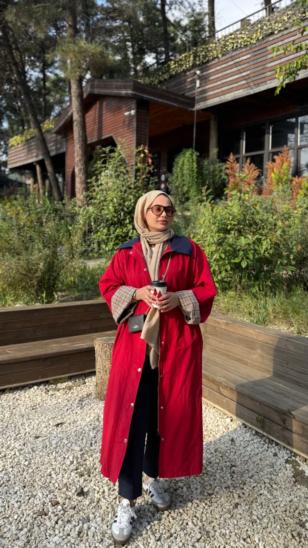 Diva Trençkot Kırmızı