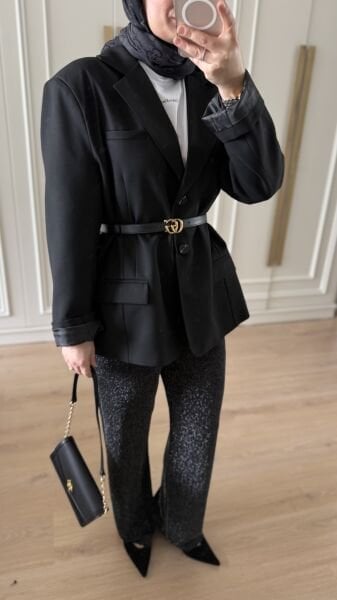 Blazer Ceket Siyah