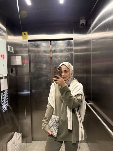 Nervürlü Eşofman Takımı Haki