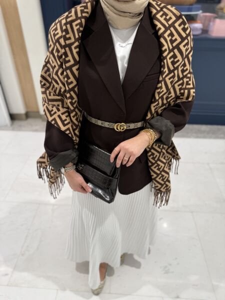 Blazer Ceket Kahverengi