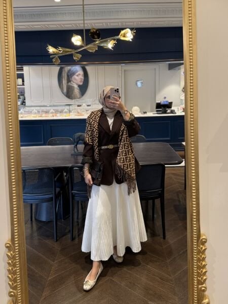 Blazer Ceket Kahverengi