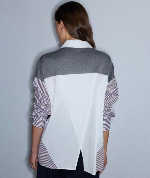 İpkyl Oversize Gömlek Kahverengi