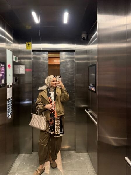 Şalvar Model Kanvas Pantolon Bronz