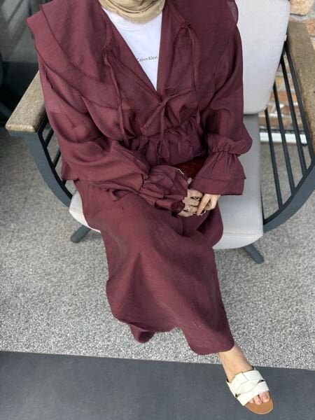 Tensel Kumaş Bordo