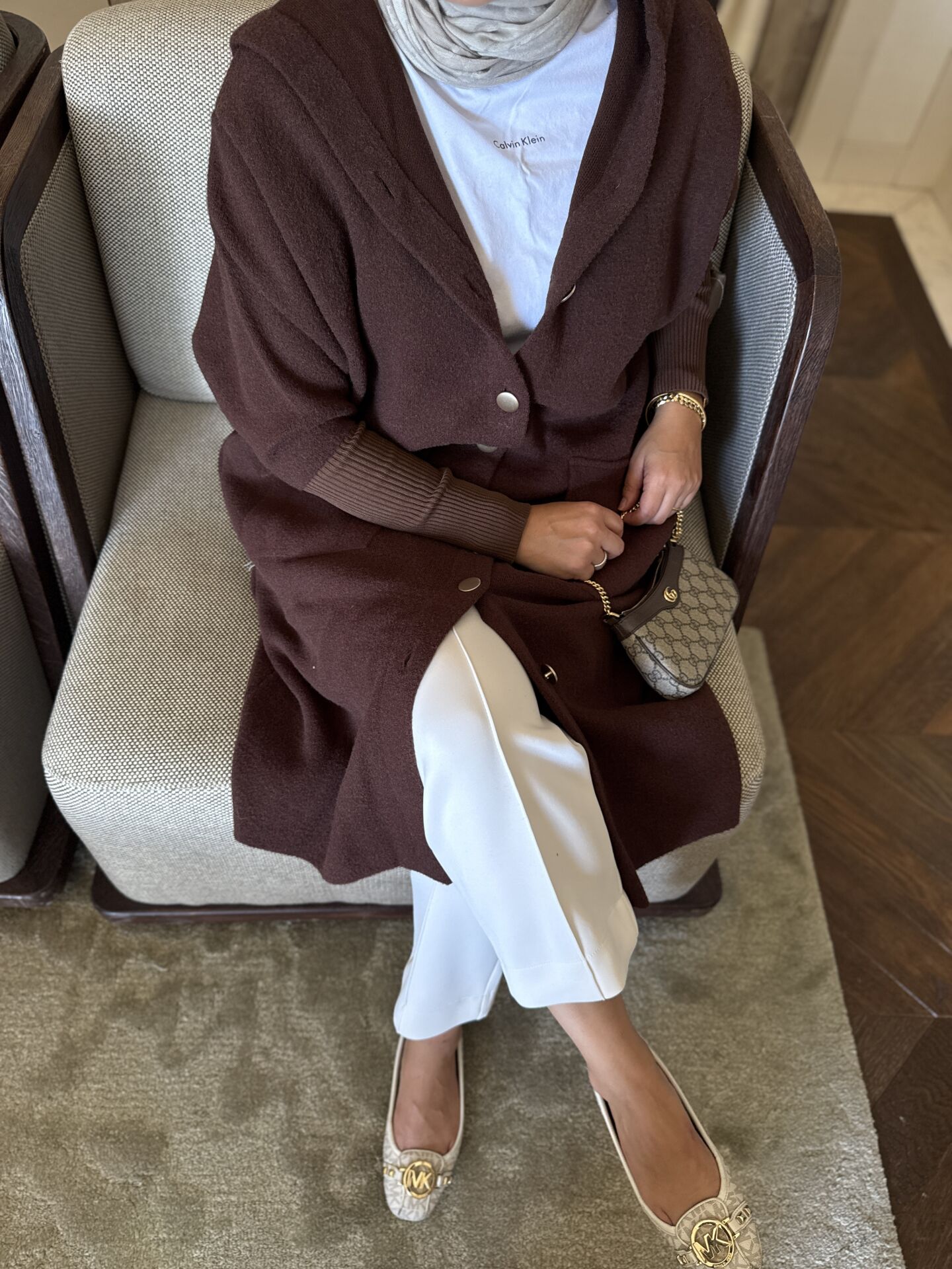 Angora Hırka Kahverengi