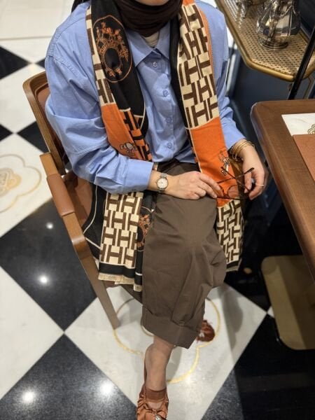 Şalvar Model Kanvas Pantolon Kahverengi