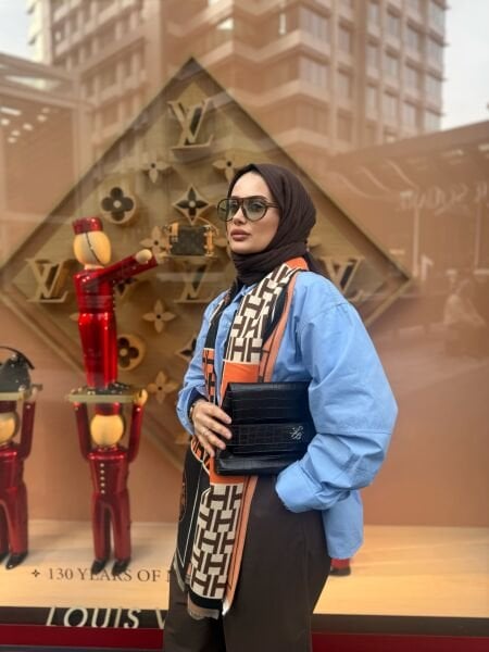 Pamuklu Oversize Gömlek Mavi