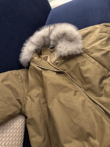 Çıkarılabilir Kürklü Bomber Ceket