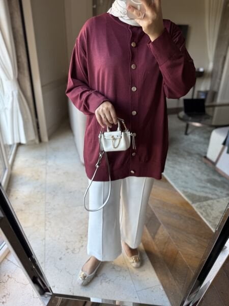 Mevsimlik Merserize Hırka