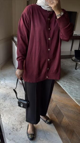 Mevsimlik Merserize Hırka