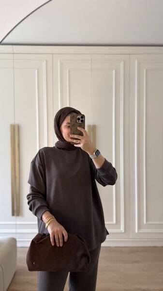 Basic Oysh Takım Kahverengi