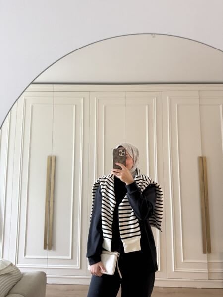 Massim Çizgili Sweat