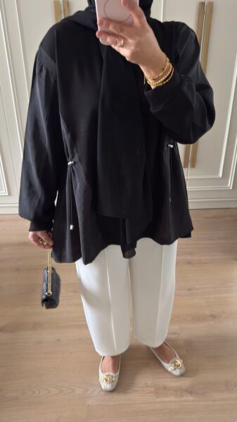 Yandan Büzgülü Oyşo Sweat
