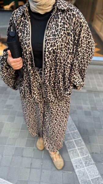 Şalvar Leopar Pantolon