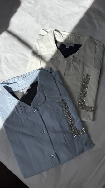 Taşlı Twst Gömlek