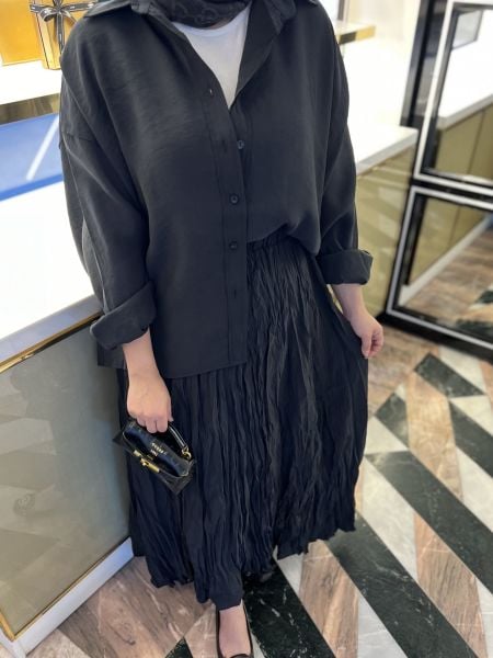Oversize Modal Gömlek